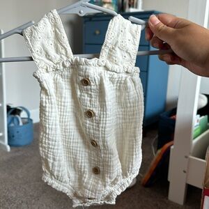 Grayson mini cream sundress - size NB